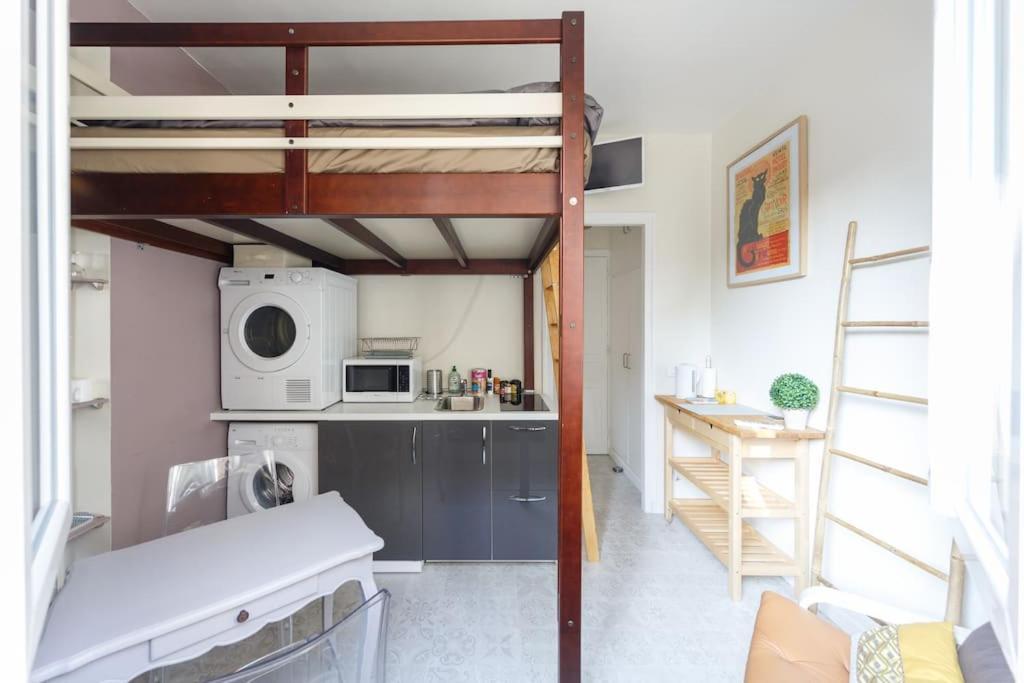 Sacre Petit Studio In The Coeur Of Montmartre Paris Luaran gambar