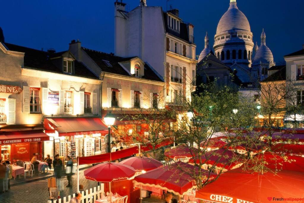 Sacre Petit Studio In The Coeur Of Montmartre Paris Luaran gambar
